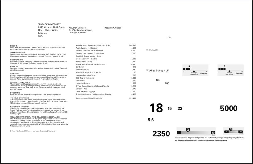 Used 2018 McLaren 720S Performance image 16