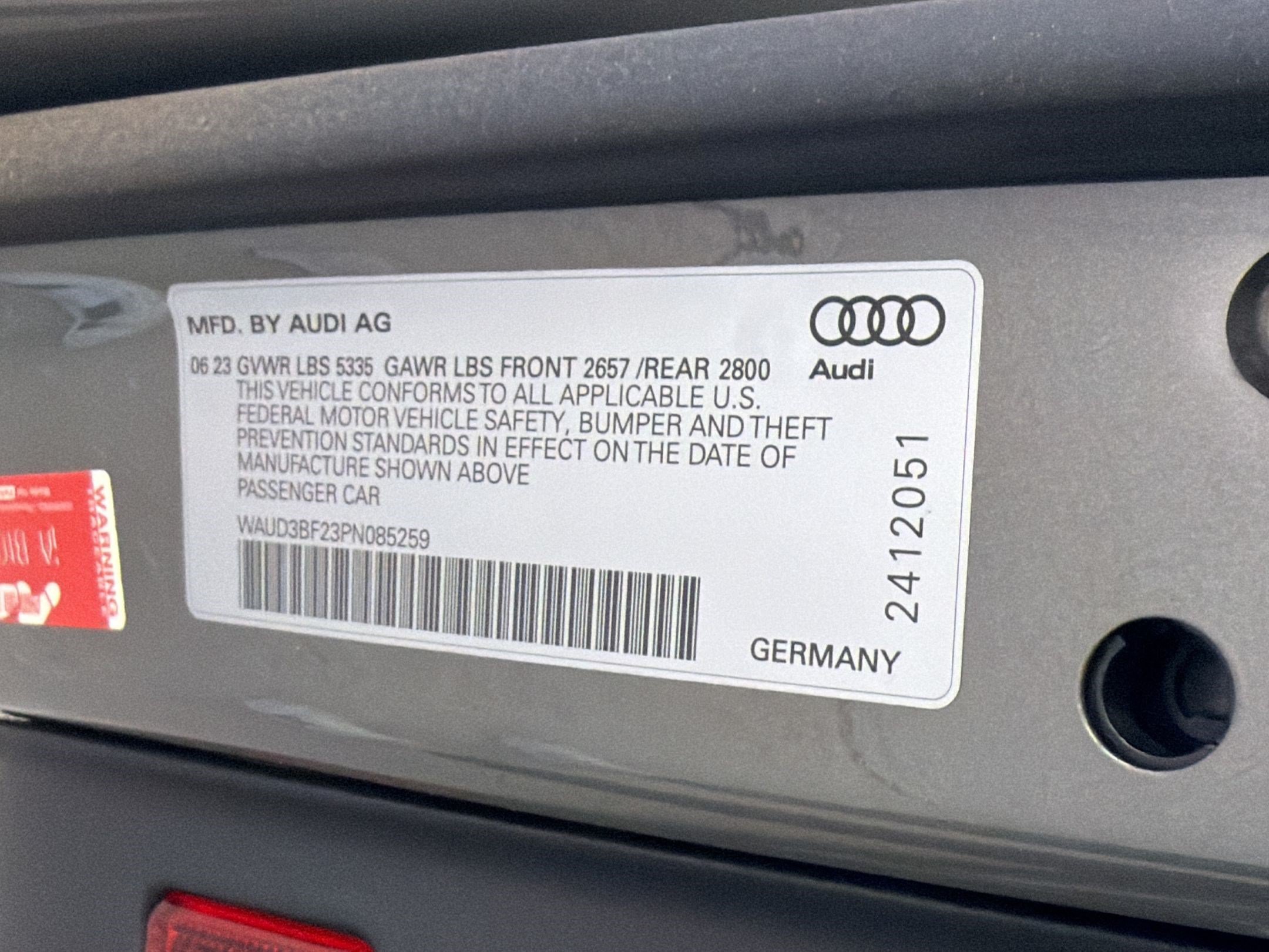 Used 2023 Audi A6 2.0T Premium w/ Convenience Package AWD/4WD image 27