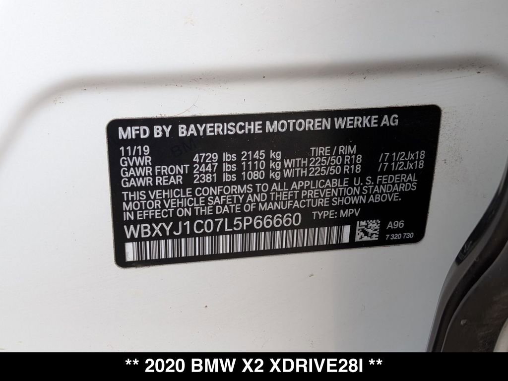 Used 2020 BMW X2 xDrive28i AWD/4WD image 31