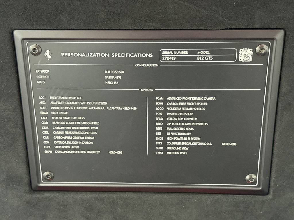 Certified 2022 Ferrari 812 GTS RWD image 26