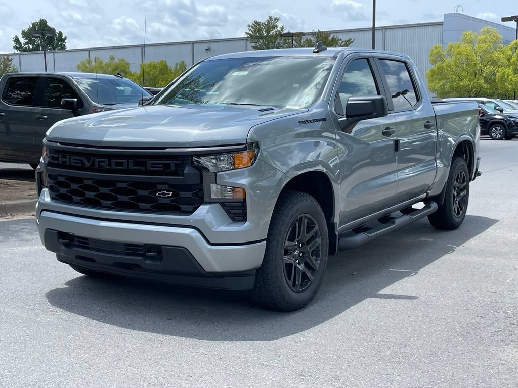 New 2026 Chevrolet Silverado 1500 Custom w/ Turbomax Blackout Package AWD/4WD image 3