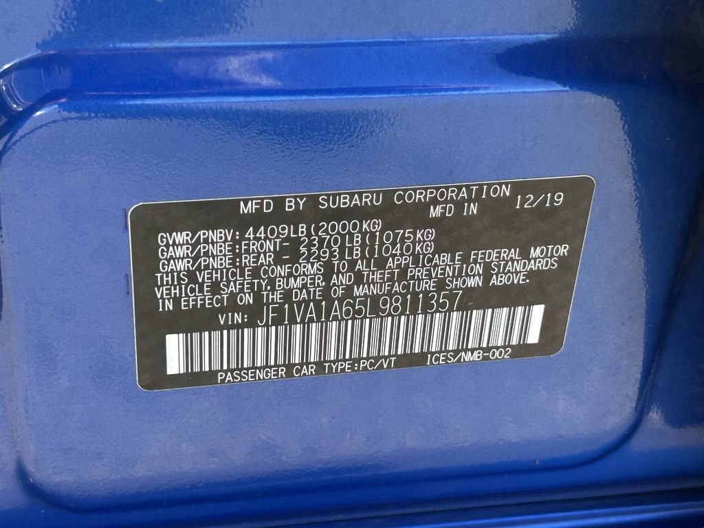 Used 2020 Subaru WRX w/ Popular Package #1 AWD/4WD image 33