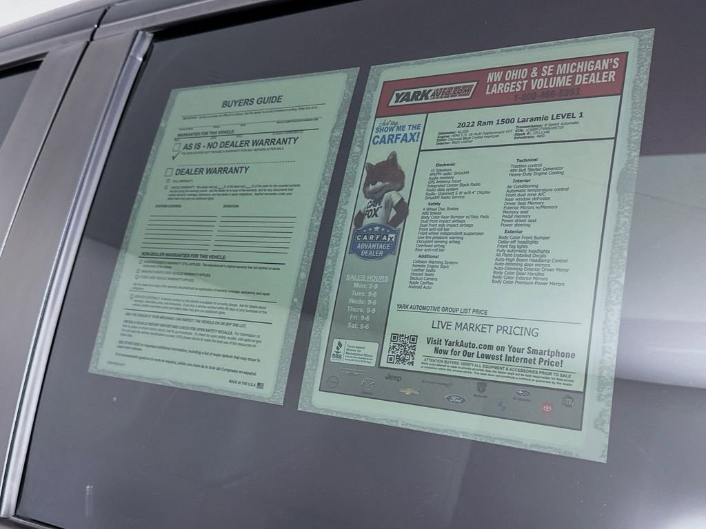Certified 2022 RAM 1500 Laramie w/ Sport Appearance Package image 14