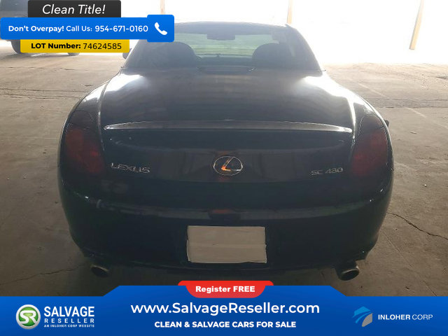 Used 2005 Lexus SC 430 Convertible image 8
