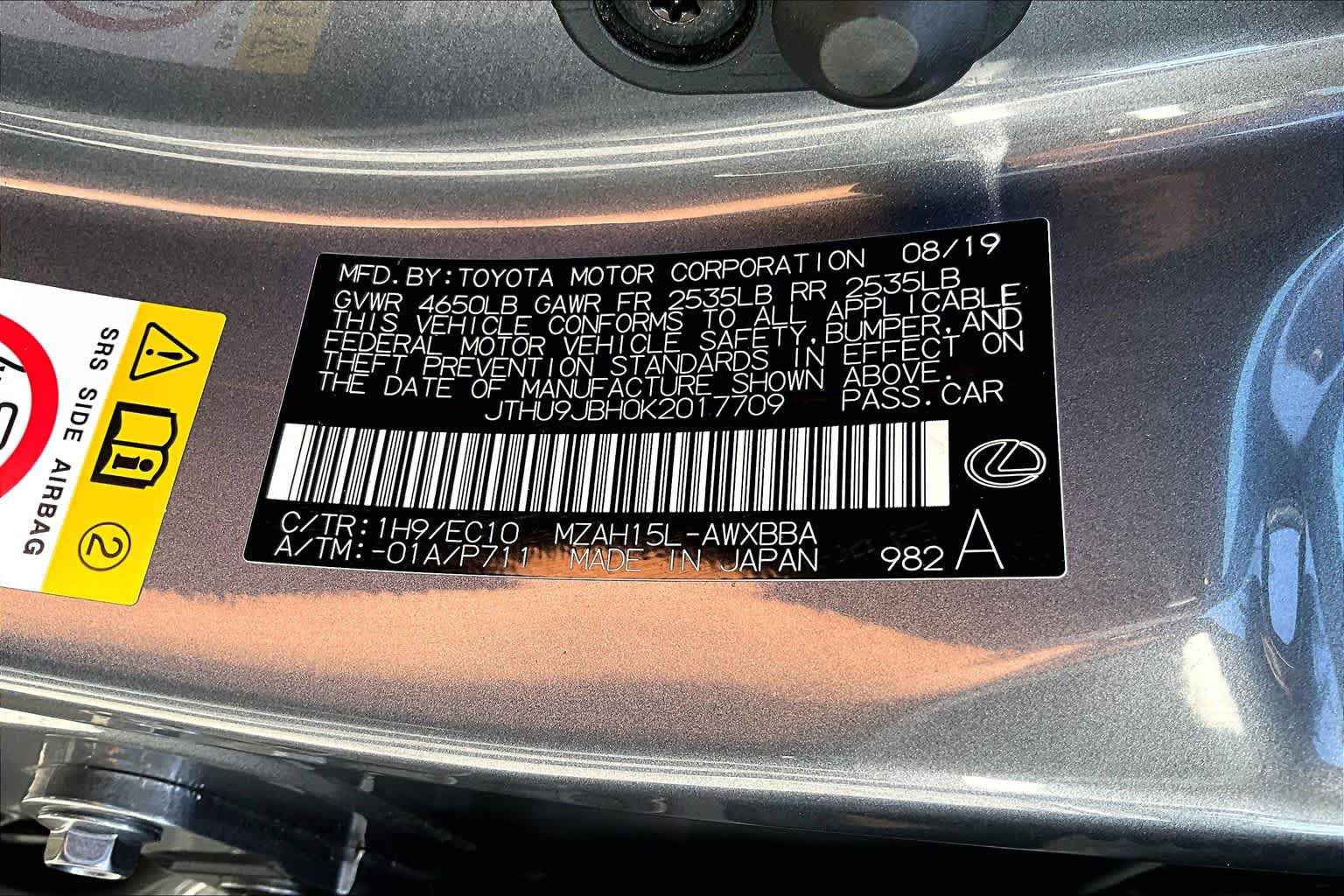 Used 2019 Lexus UX 250h w/ Premium Package AWD/4WD image 35