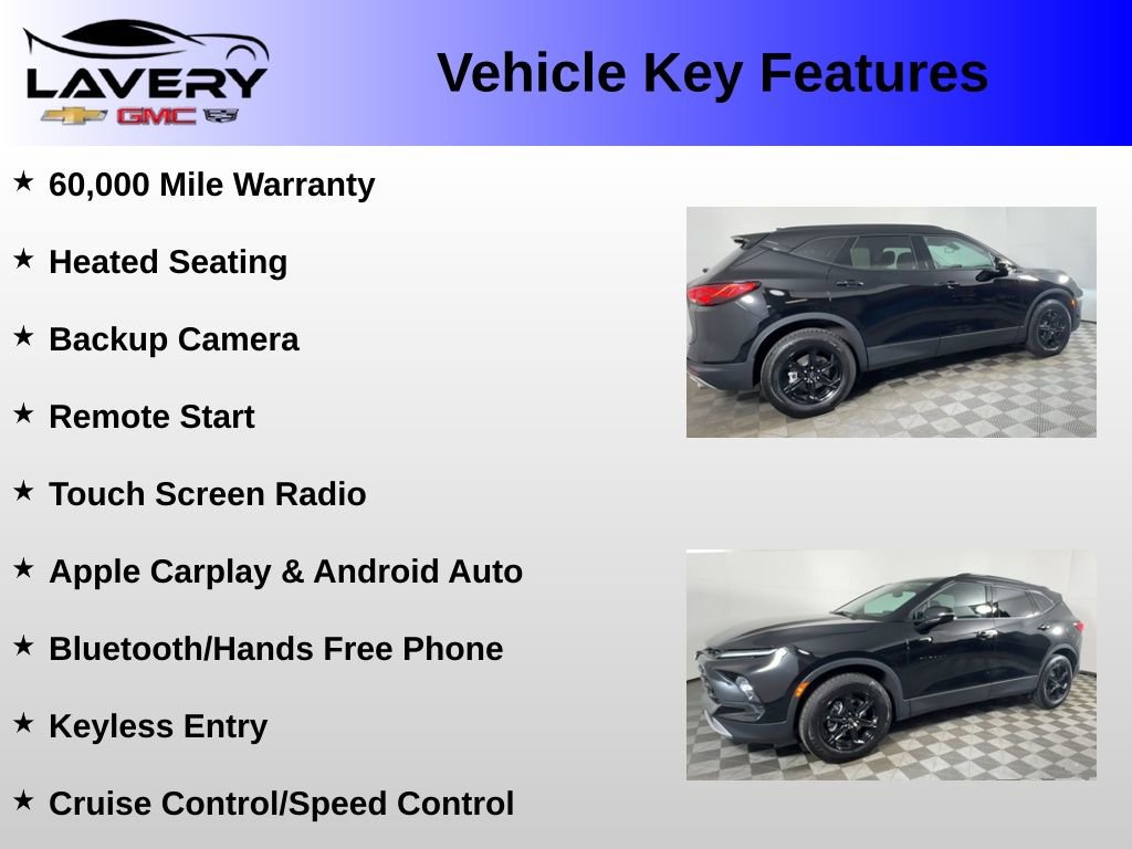 Used 2023 Chevrolet Blazer LT w/ Midnight/Sport Edition image 2