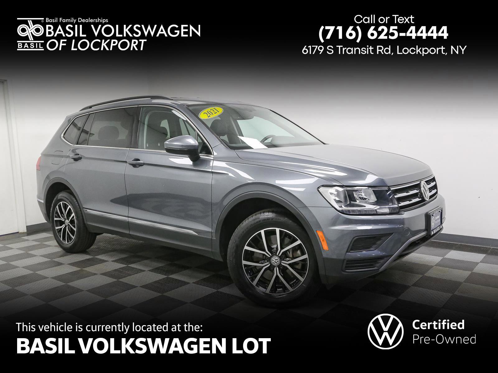 Certified 2021 Volkswagen Tiguan SE