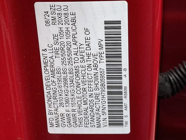 Certified 2025 Honda Pilot Touring image 30