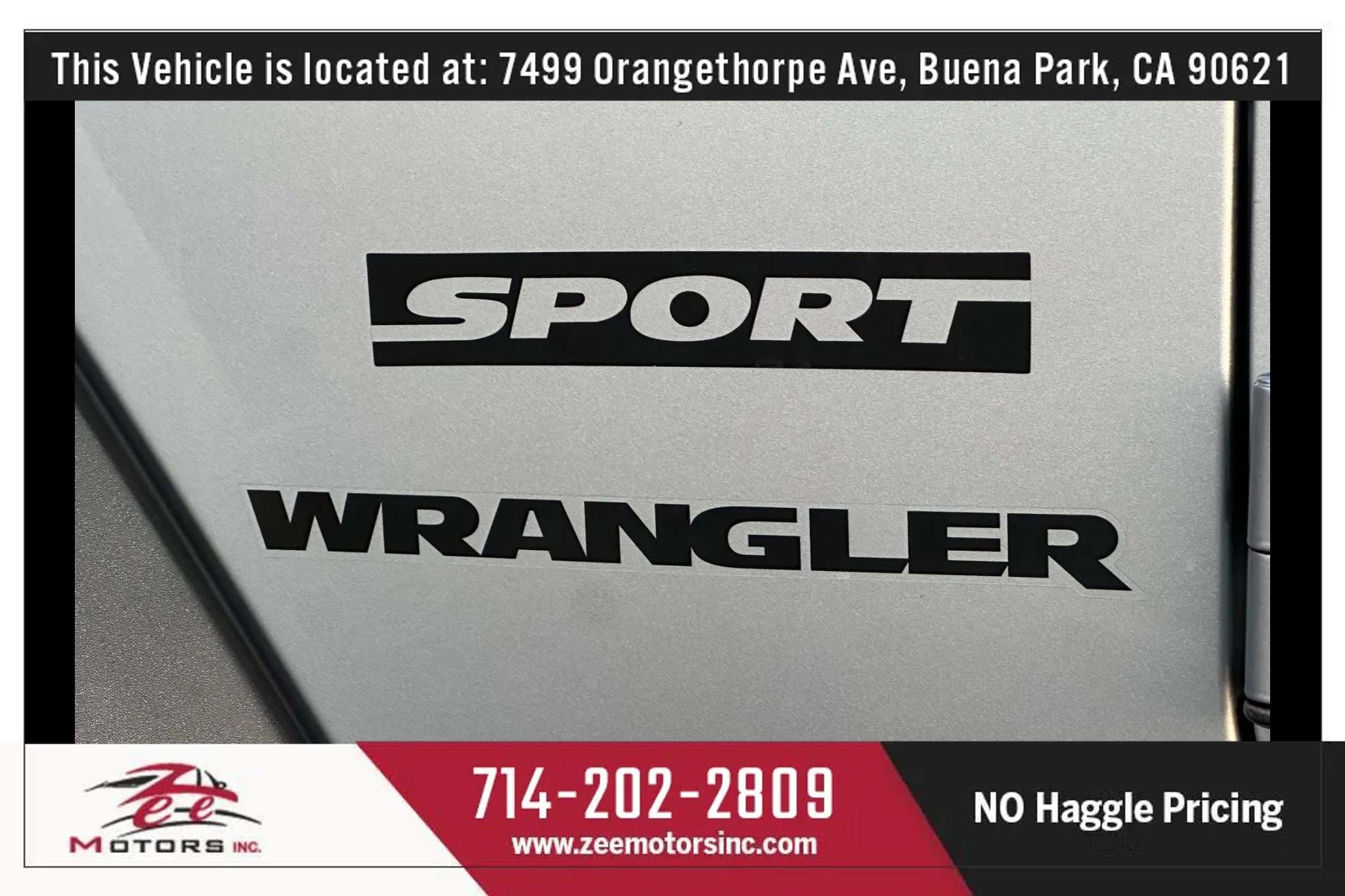 Used 2017 Jeep Wrangler Sport w/ Quick Order Package 24S image 43