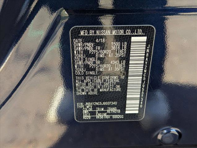 Used 2018 Nissan Armada Platinum AWD/4WD image 27