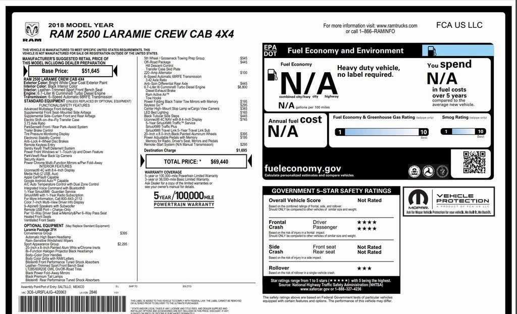 Used 2018 RAM 2500 Laramie w/ Sport Appearance Group image 56