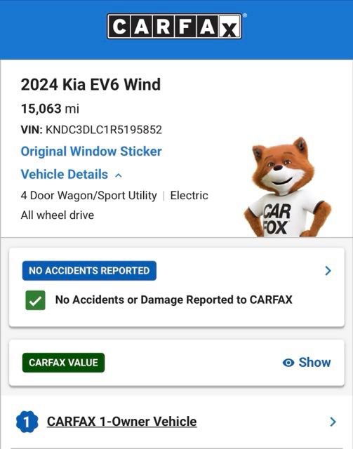 Used 2024 Kia EV6 Wind AWD/4WD image 4