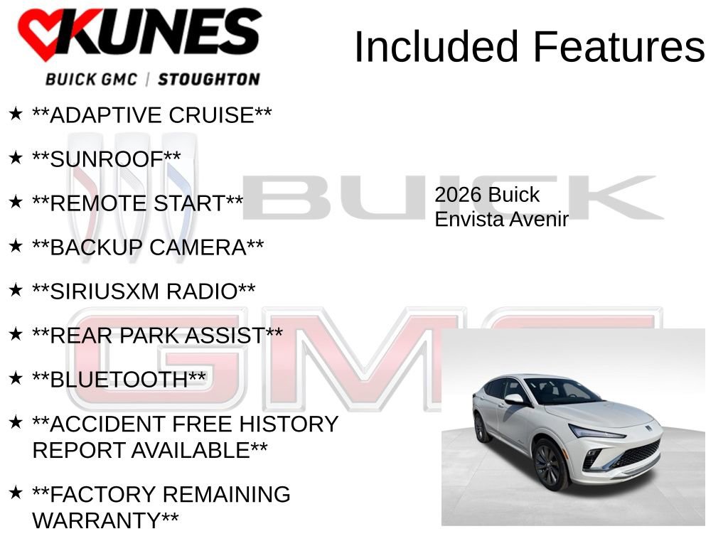 New 2026 Buick Envista Avenir image 2