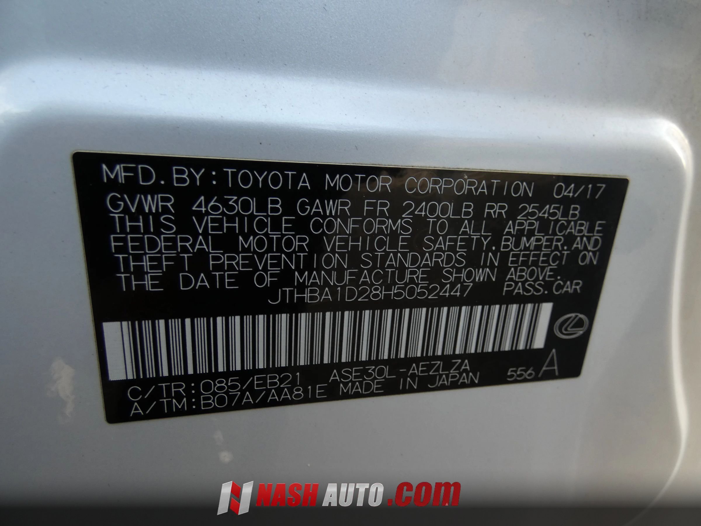 Used 2017 Lexus IS 200t RWD image 72