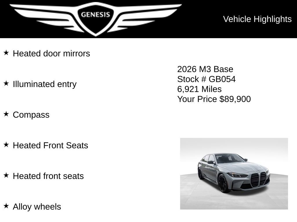 Used 2026 BMW M3 RWD image 10