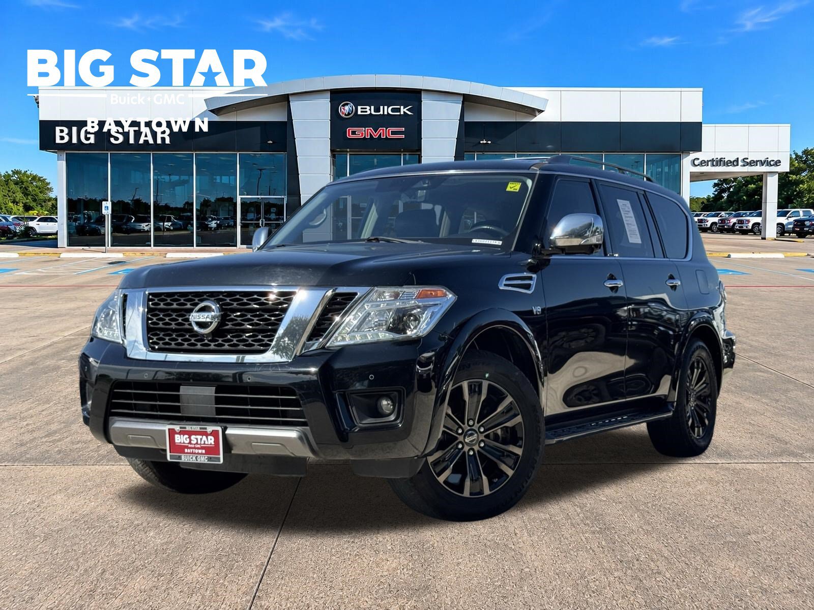 Used 2020 Nissan Armada Platinum w/ Captain's Chairs Package RWD image 1