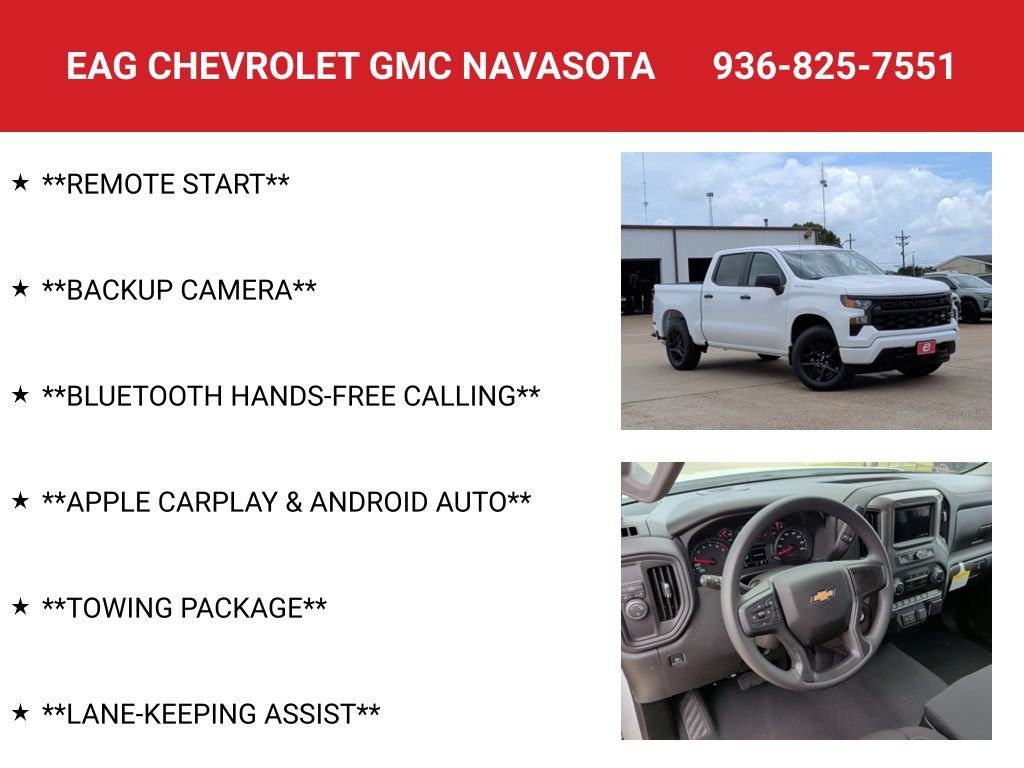 New 2026 Chevrolet Silverado 1500 Custom w/ LPO, Dark Essentials Package RWD image 4
