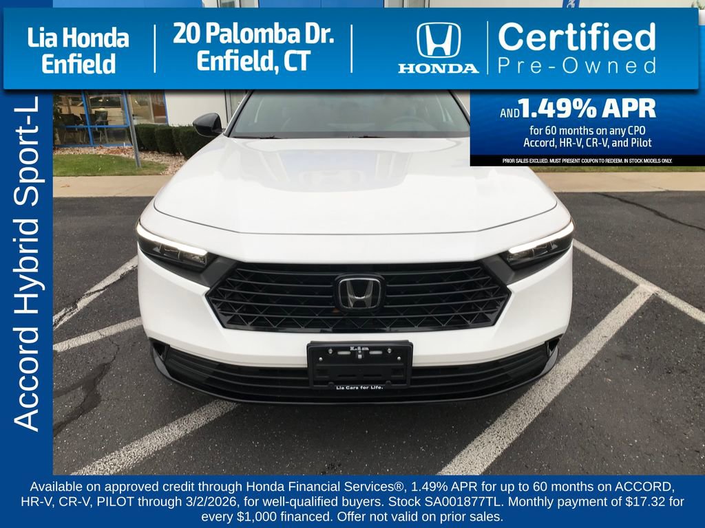 Certified 2025 Honda Accord Sport image 2