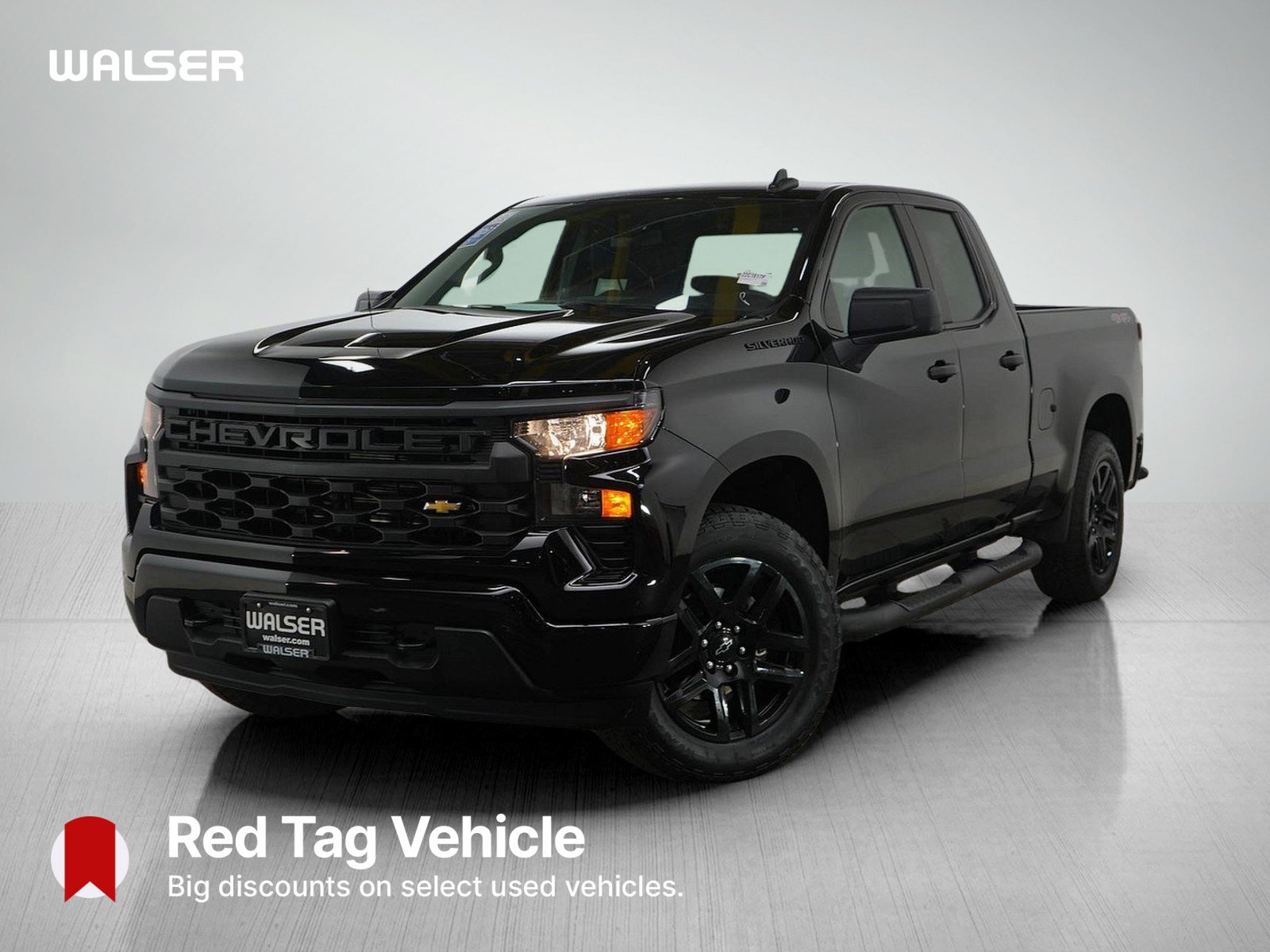 Used 2024 Chevrolet Silverado 1500 Custom w/ Turbomax Blackout Package image 1