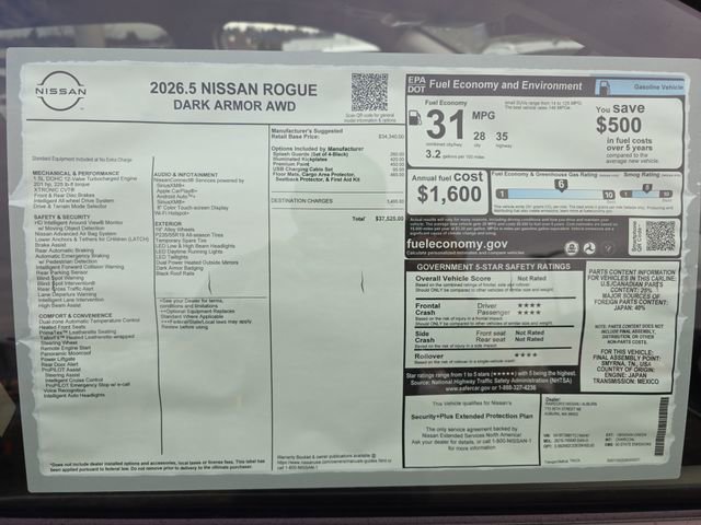 New 2026 Nissan Rogue Dark Armor image 30