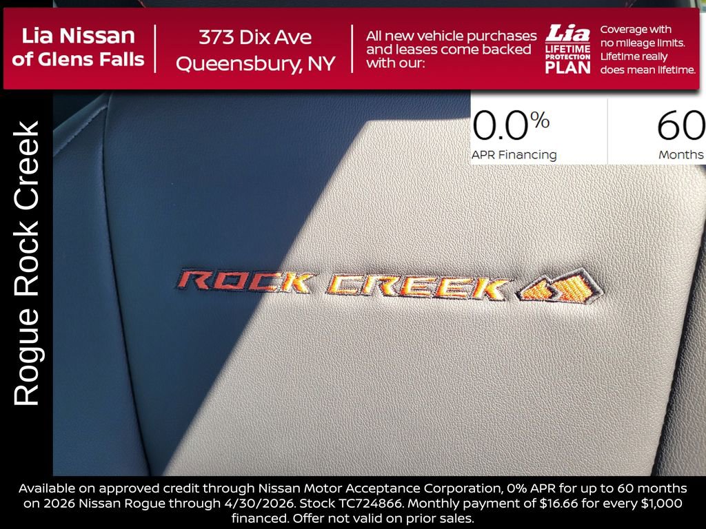 New 2026 Nissan Rogue SV w/ Rock Creek Premium Package image 16
