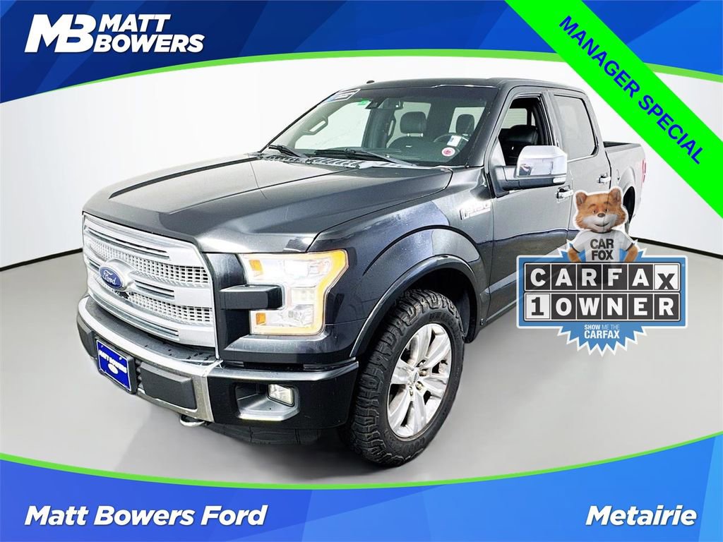 Used 2015 Ford F150 Platinum w/ Equipment Group 701A Luxury image 1