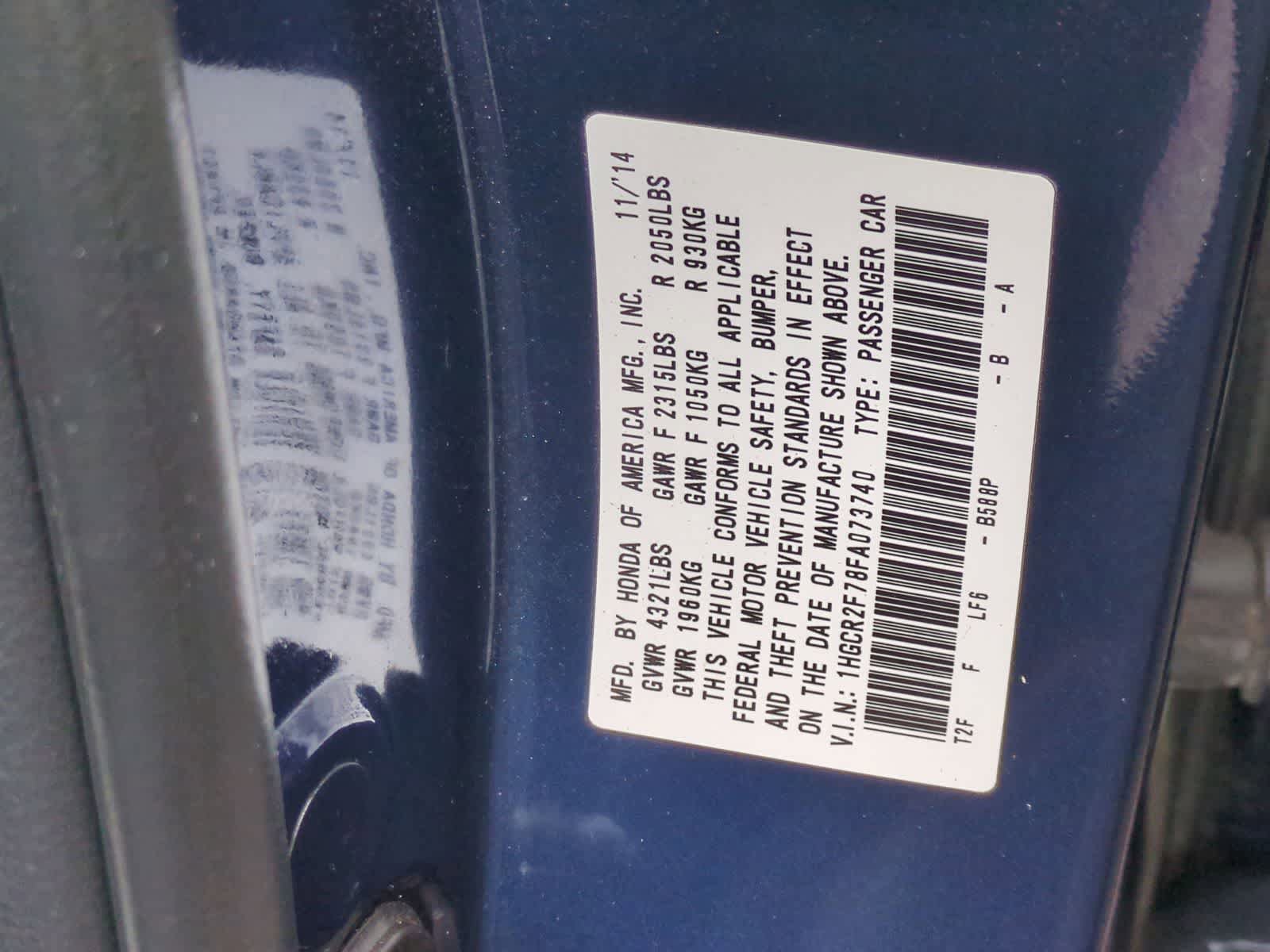 Used 2015 Honda Accord EX image 38