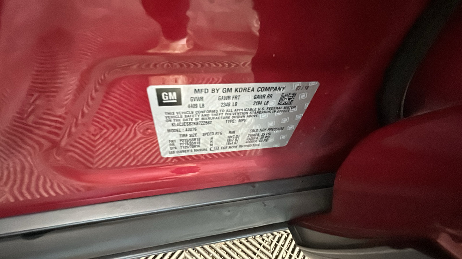 Used 2019 Buick Encore Preferred AWD/4WD image 12