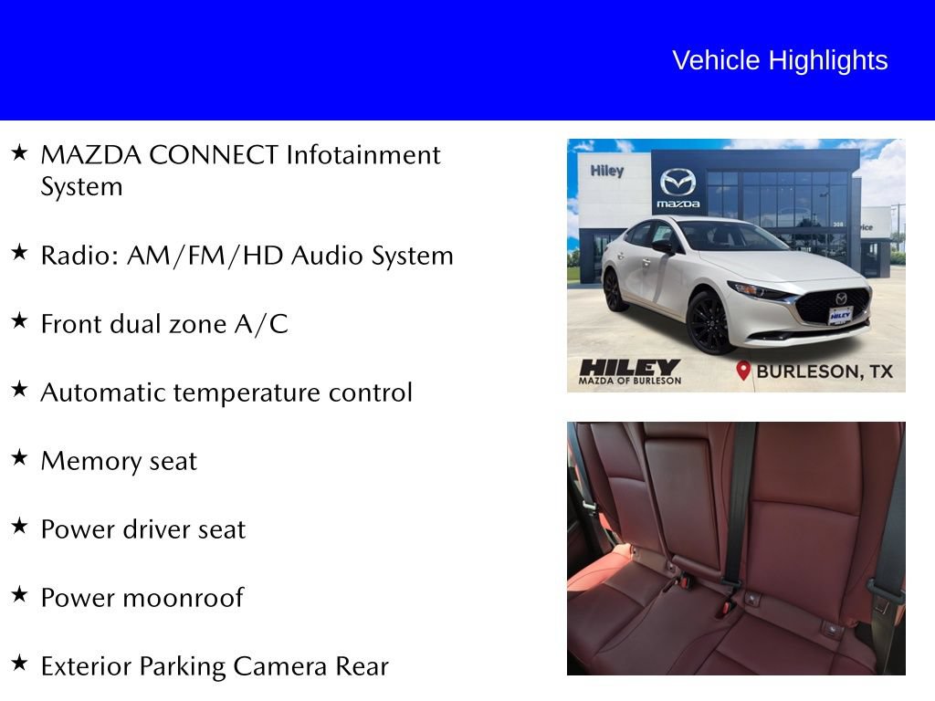 New 2026 MAZDA MAZDA3 Carbon AWD/4WD image 9