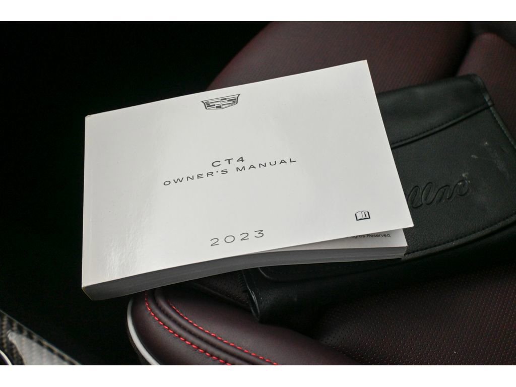 Certified 2023 Cadillac CT4 V w/ LPO, ONYX Package image 55