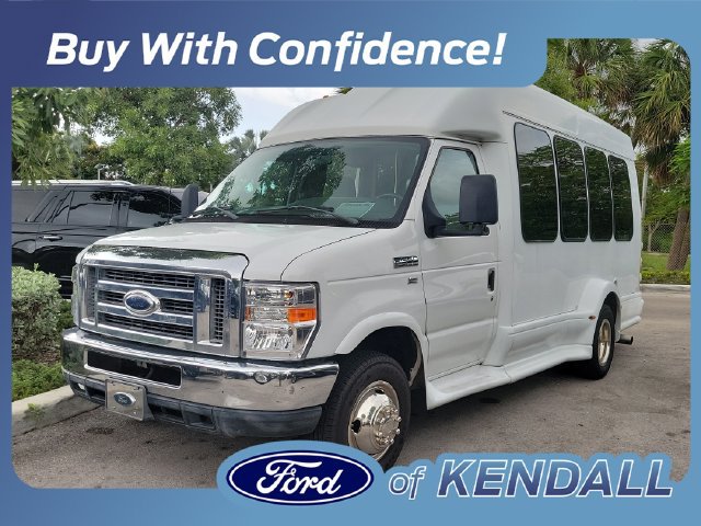 Used 2012 Ford E-350 and Econoline 350 Super Duty w/ Shuttle Bus Prep Pkg RWD image 1