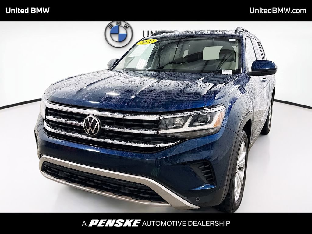 Used 2021 Volkswagen Atlas SE w/ Panoramic Sunroof Package image 1