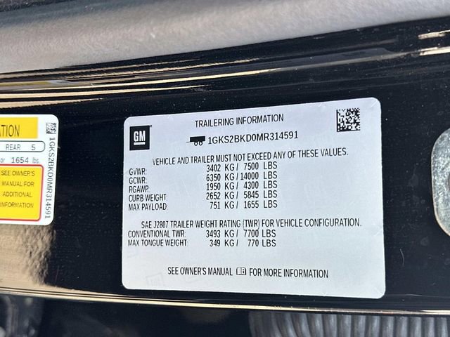 Used 2021 GMC Yukon SLT w/ SLT Premium Package image 30