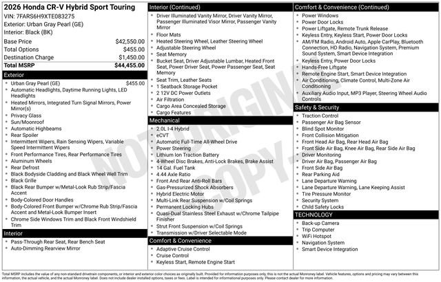 New 2026 Honda CR-V Sport Touring image 32