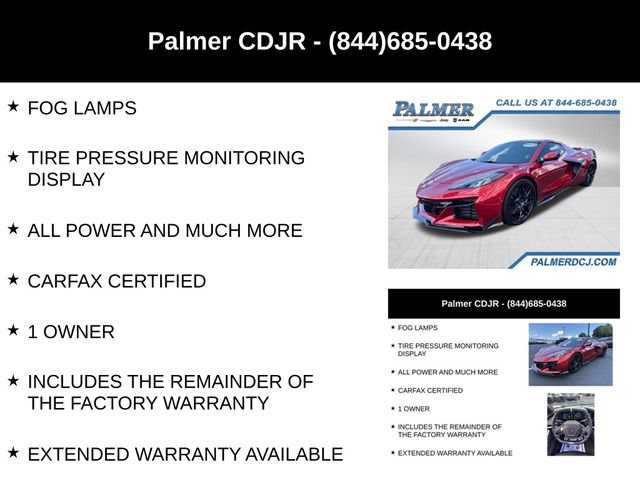 Used 2024 Chevrolet Corvette Z06 w/ Battery Protection Package RWD image 24