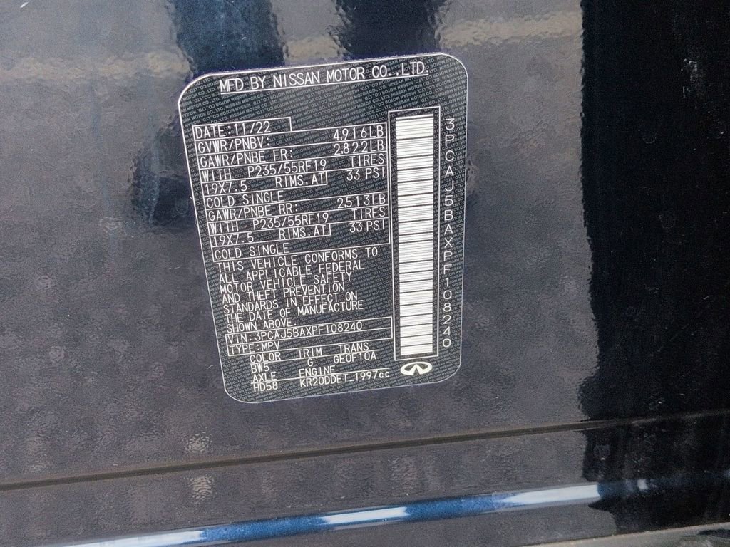 Used 2023 INFINITI QX50 Luxe w/ Cargo Package image 28