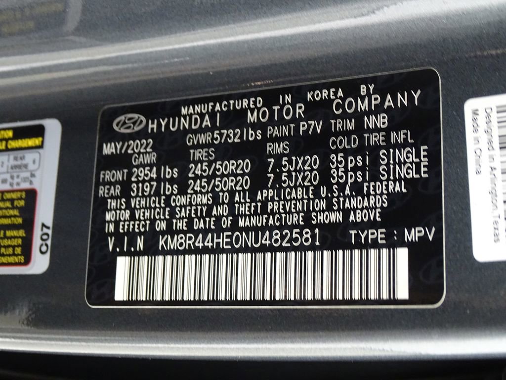 Used 2022 Hyundai Palisade SEL w/ 8P Bench Seat Package image 24