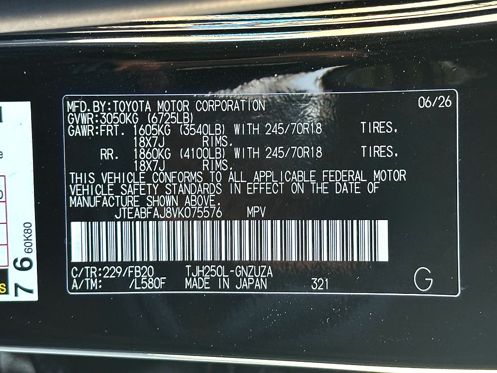 New 2027 Toyota Land Cruiser 1958 AWD/4WD image 24