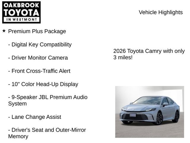 New 2026 Toyota Camry XLE image 7
