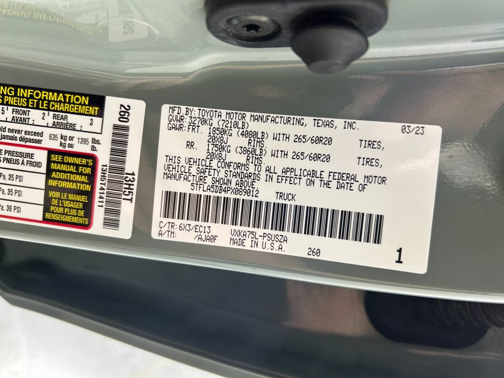 Used 2023 Toyota Tundra SR5 w/ TRD Sport Premium Package AWD/4WD image 31