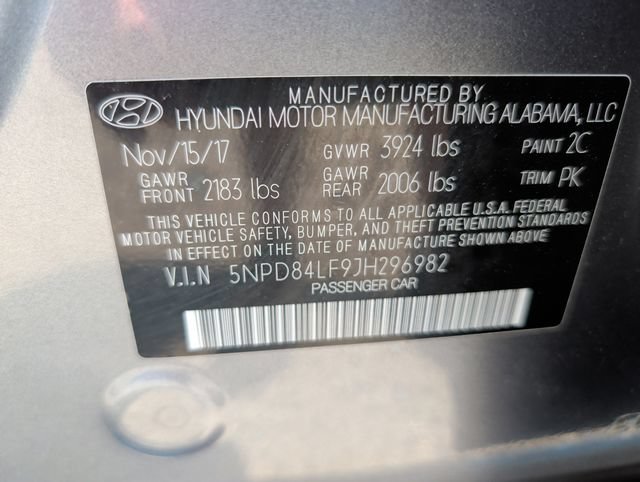 Used 2018 Hyundai Elantra Value Edition FWD image 30