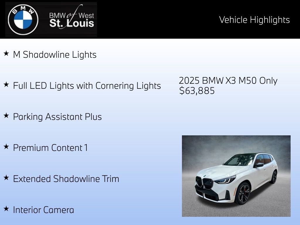 Certified 2025 BMW X3 M50 AWD/4WD image 23