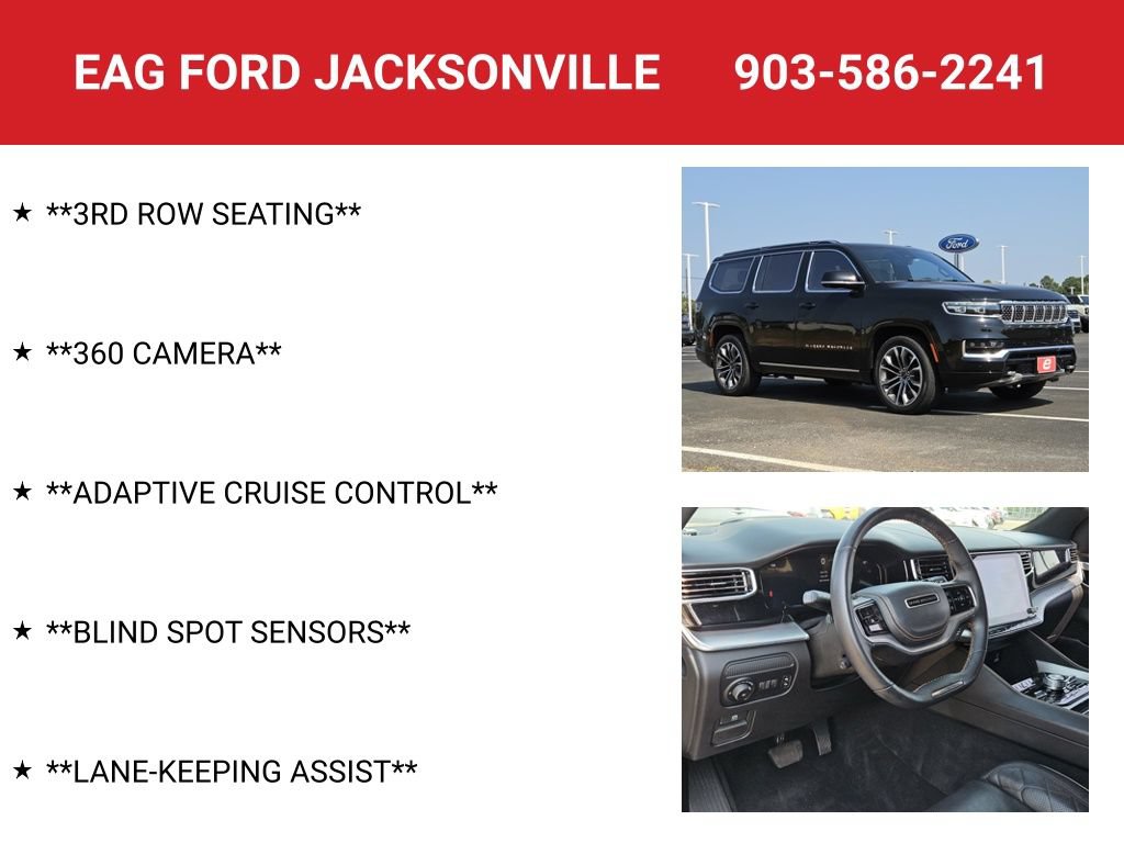 Used 2022 Jeep Grand Wagoneer Series III w/ HD Trailer Tow Package AWD/4WD image 8