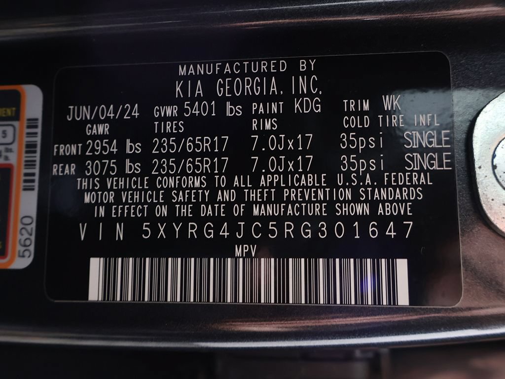 Certified 2024 Kia Sorento LX FWD image 50