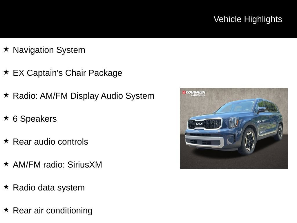 Used 2023 Kia Telluride EX w/ EX Captain's Chair Package AWD/4WD image 2