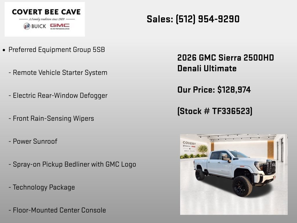 New 2026 GMC Sierra 2500 Denali Ultimate AWD/4WD image 13