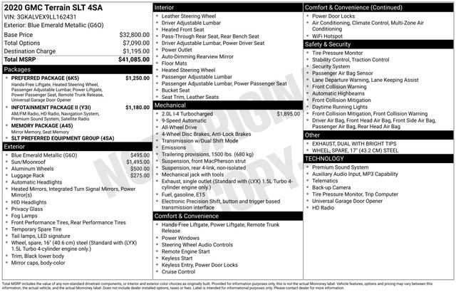 Used 2020 GMC Terrain SLT w/ Preferred Package image 10