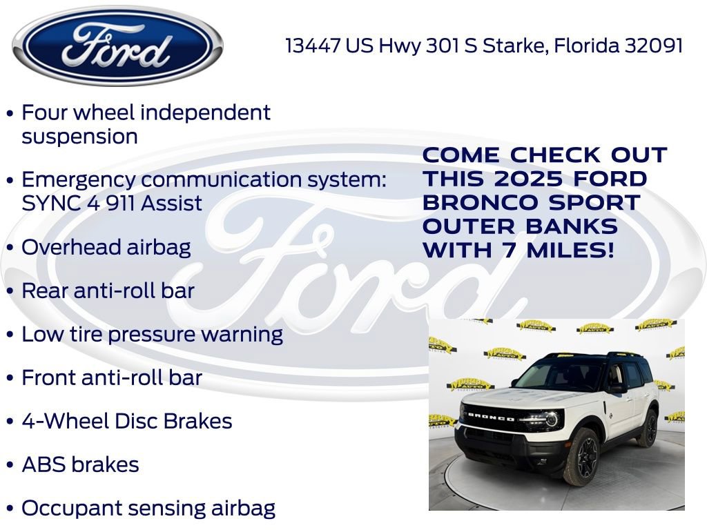 New 2025 Ford Bronco Sport Outer Banks image 20