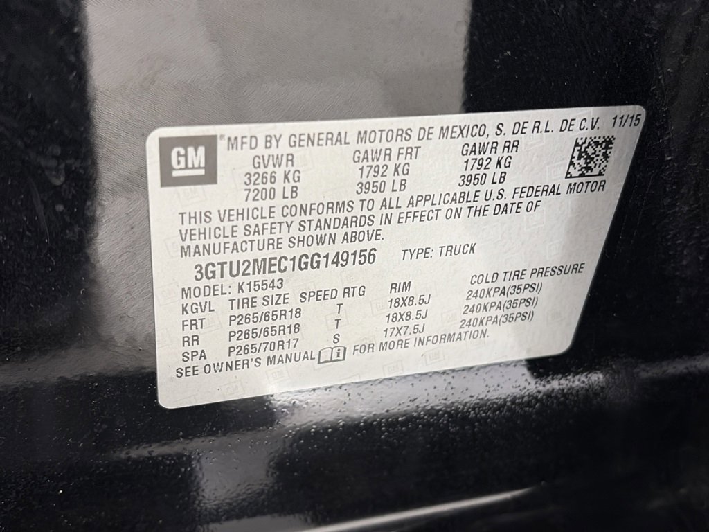 Used 2016 GMC Sierra 1500 SLE w/ SLE Value Package image 9