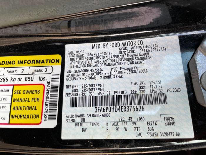 Used 2014 Ford Fusion SE w/ Equipment Group 202A image 42